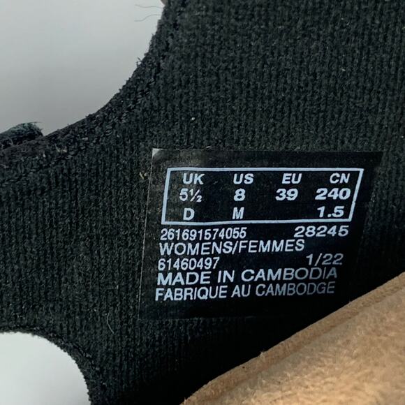 Clarks Brynn Step Sandals Black Leather Adjustable Comfort Women's 8 - Picture 6 of 10